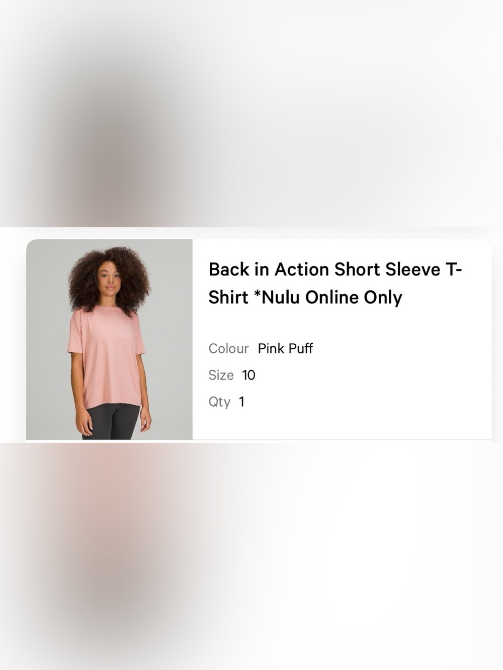 lululemon athletica Back in Action Short Sleeve Tee - Pink Puff